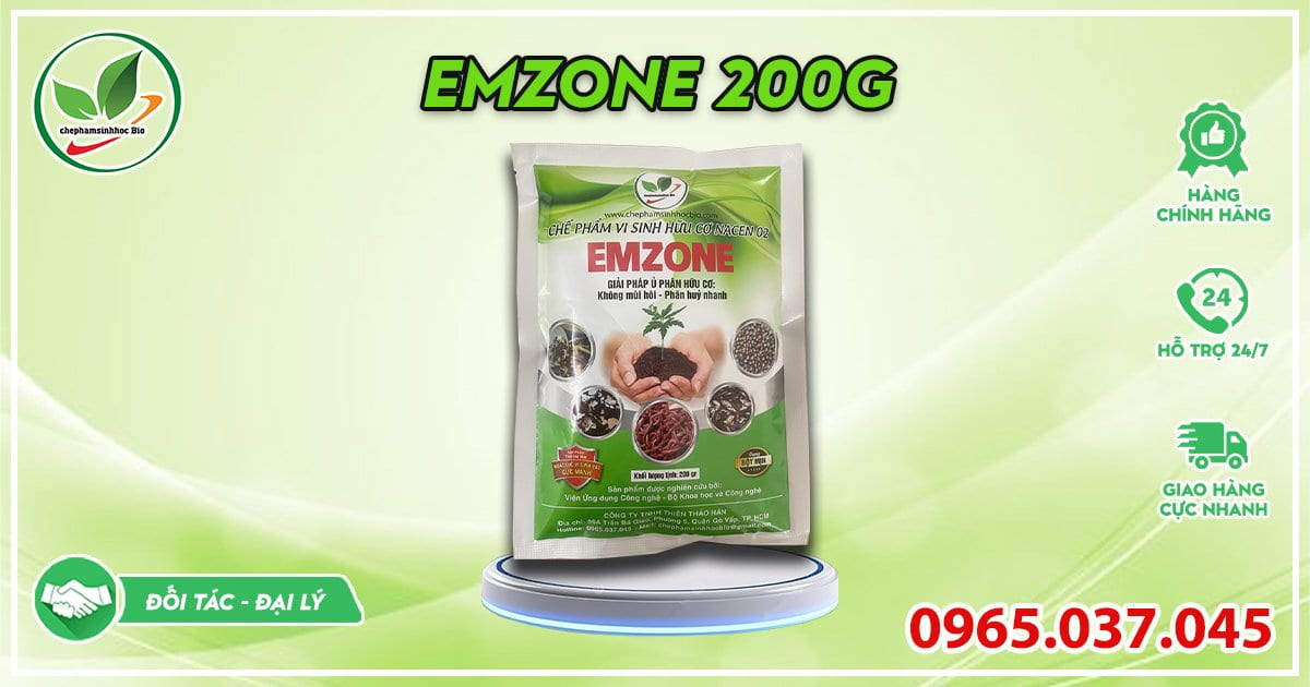 Mua chế phẩm Emzone xử lý rác thải