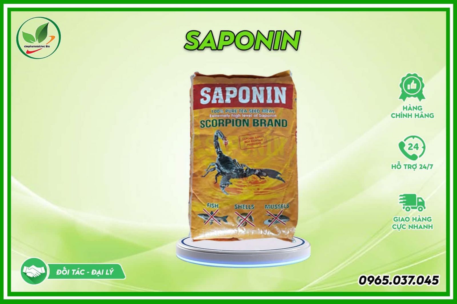 Giới thiệu chung về thuốc diệt cá tạp Saponin
