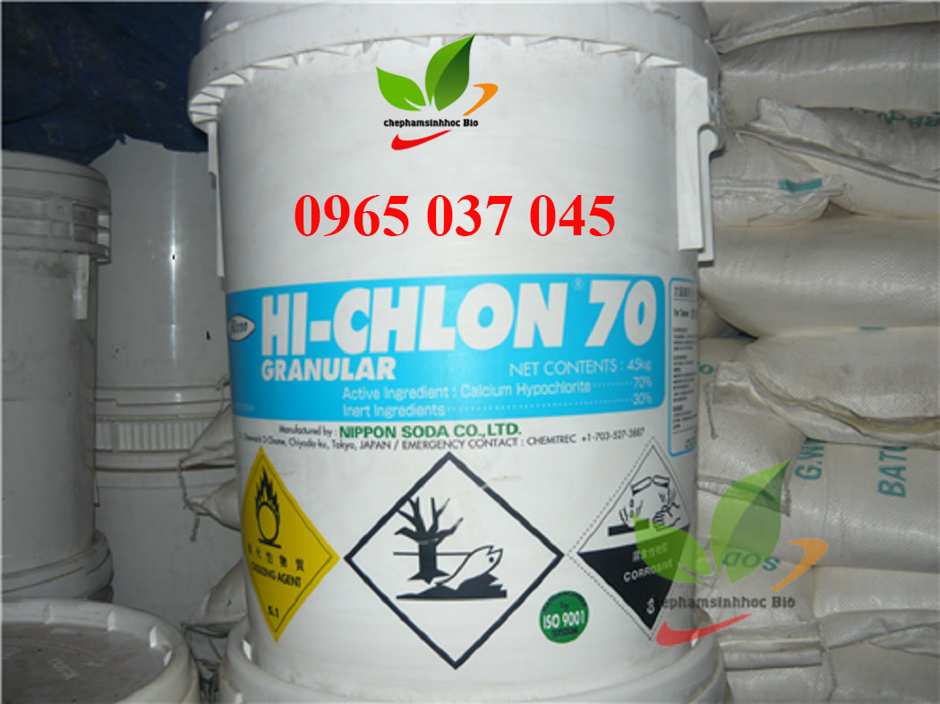 Hóa chất chlorine nippon nhật 70
