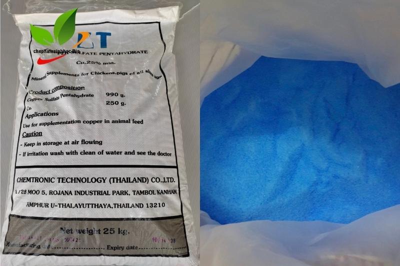 Đồng sunfat nhập khẩu từ Thái Lan