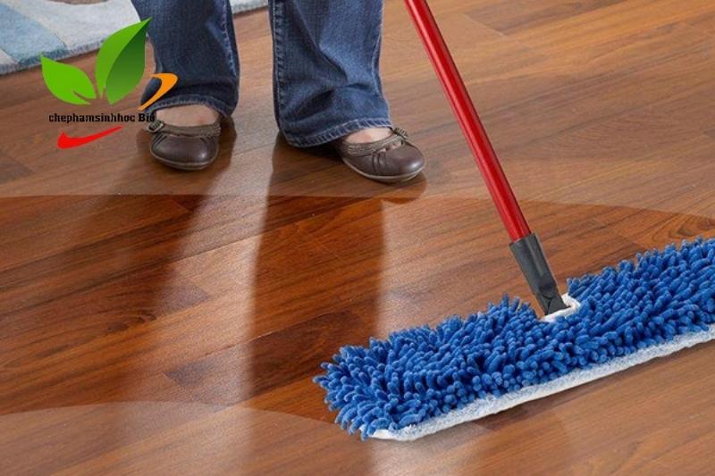Tẩy rửa cho sàn nhà thêm sạch sẽ