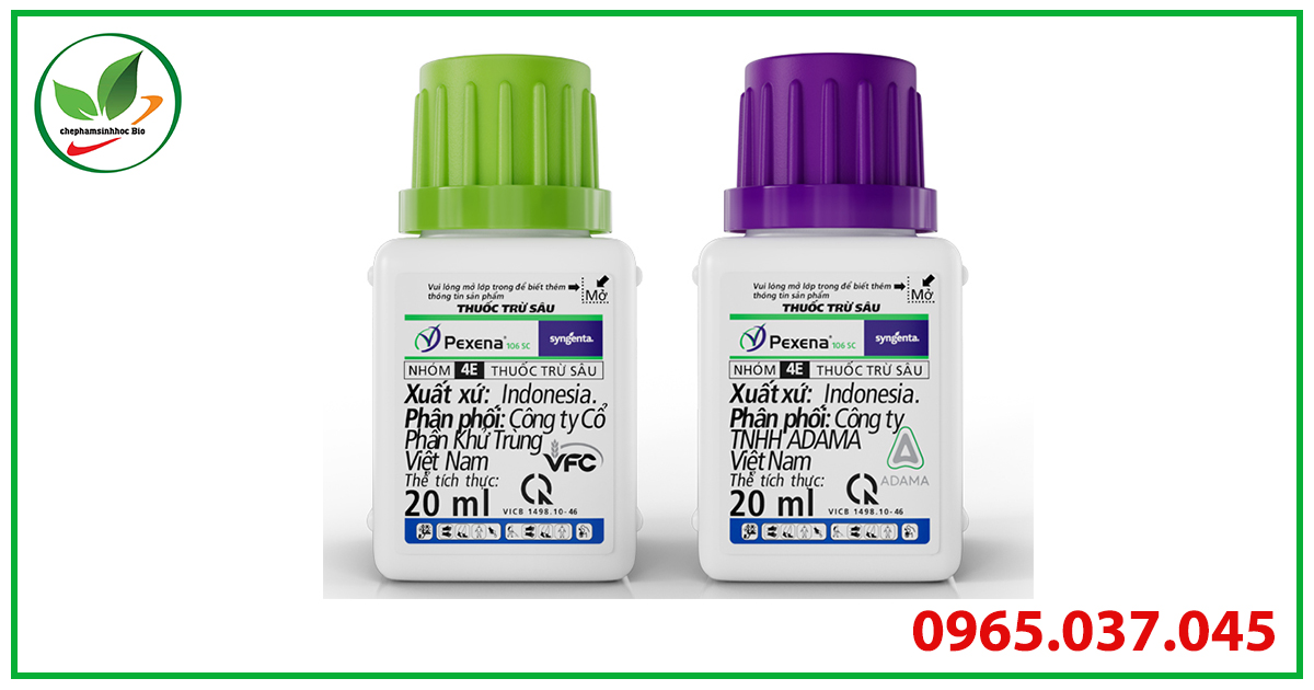 Thuốc đặc trị rầy xanh hại sầu riêng Pexena 106SC