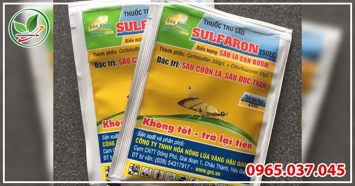 Sulfaron thuốc đặc trị sâu cuốn lá lúa cho bà con 