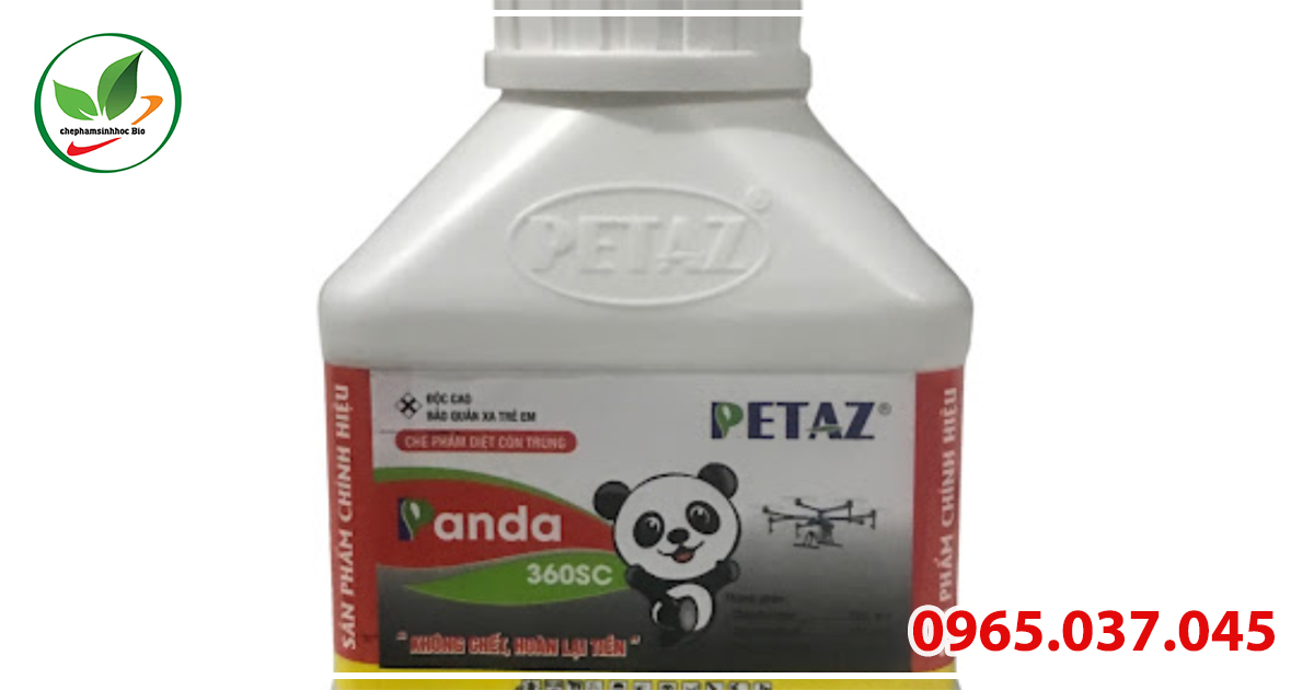 Thuốc đặc trị sâu cuốn lá lúa Panda 360sc an toàn với cây trồng 