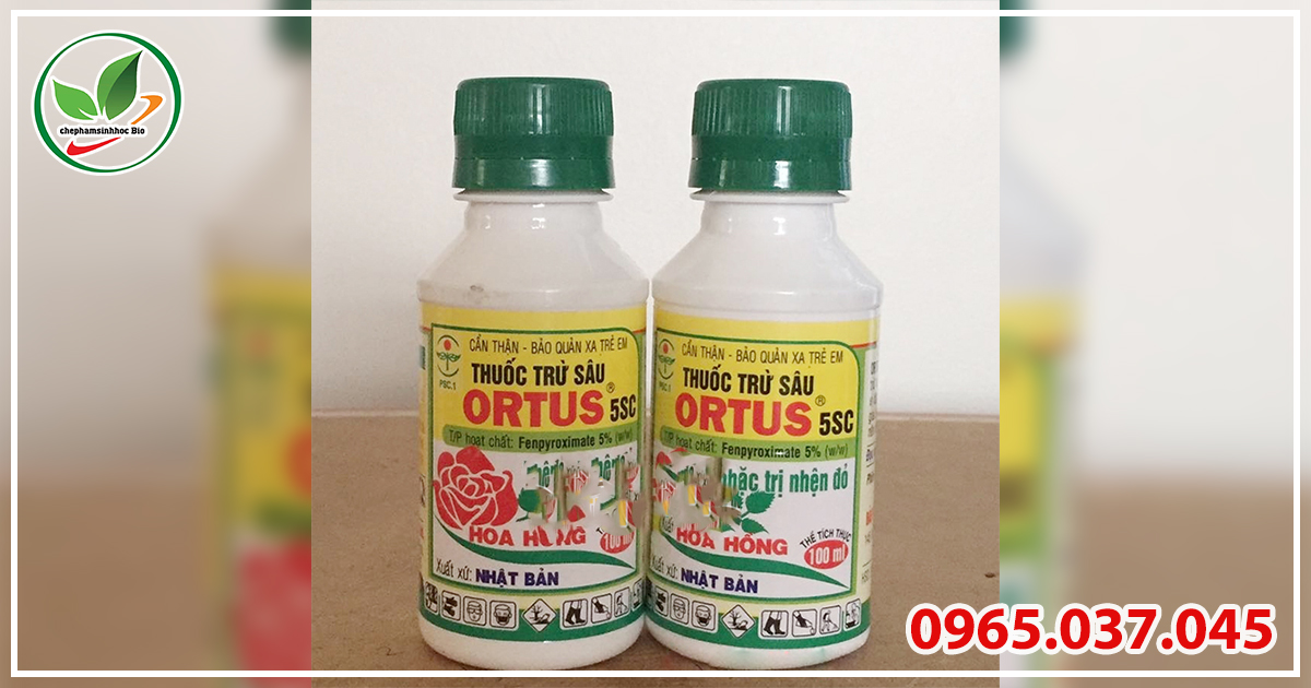 Thuốc trị nhện đỏ hoa hồng Ortus 5SC 