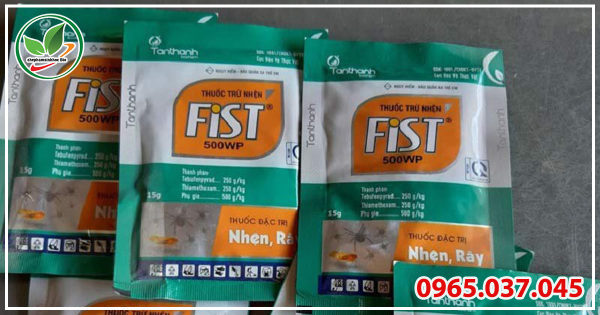 Fist 500WP thuộc thế hệ mới nhất của thuốc trị bệnh nhện đỏ trên cây mai