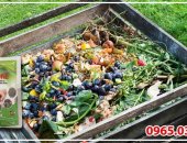 Cách ủ rác nhà bếp trồng rau không bị mùi hôi trong thùng