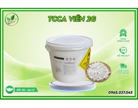 Khử khuẩn TCCA viên sủi 2g (Trung Quốc) xử lý nước