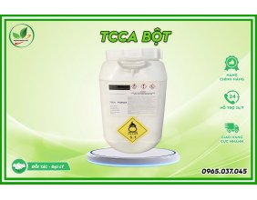 TCCA dạng bột 90% Trung Quốc xử lý nước thùng 25kg