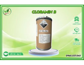  Bột khử khuẩn Cloramin B Trung Quốc - Chất khử trùng diệt khuẩn thùng 25kg