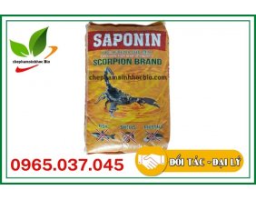 Saponin bao 10kg - Thuốc diệt cá tạp trong ao Saponin