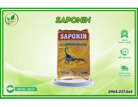 Saponin bao 10kg - Thuốc diệt cá tạp trong ao Saponin