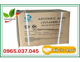 Nguyên liệu Vitamin C (Ascorbic acid) 99% thùng 25kg