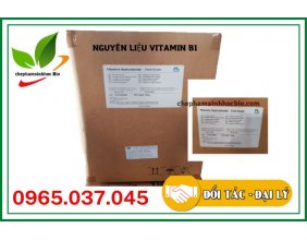 Vitamin B1 Thiamine HCL thùng 25kg dùng trong nuôi trồng tôm cá